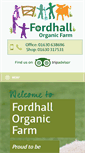 Mobile Screenshot of fordhallfarm.com