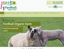 Tablet Screenshot of fordhallfarm.com